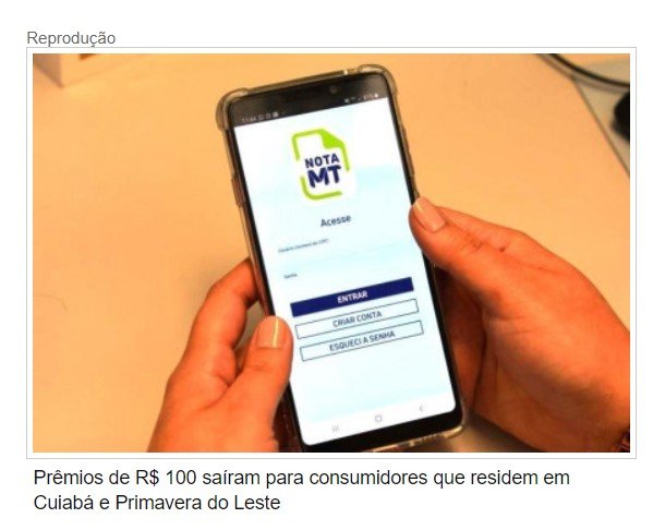 Moradores de Cuiabá e Primavera levam R$ 100 mil no Nota MT