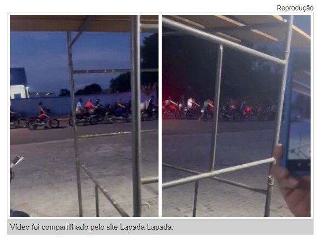 PM põe 'galera do grau' para empurrar motos até delegacia; veja vídeo