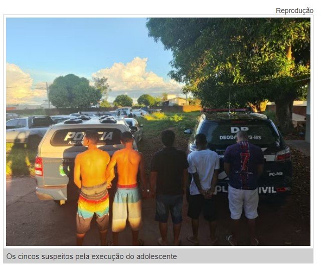 Adolescente executado por facção após boato não cometeu estupro
