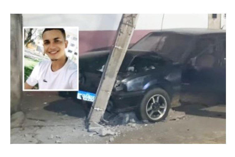 Após ser baleado, jovem bate carro e morre; namorada sobrevive