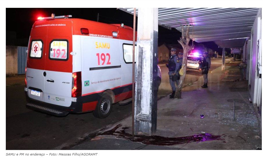 Morre jovem de 21 anos atingido por tiros na cabeça, peito e pescoço durante a madrugada
