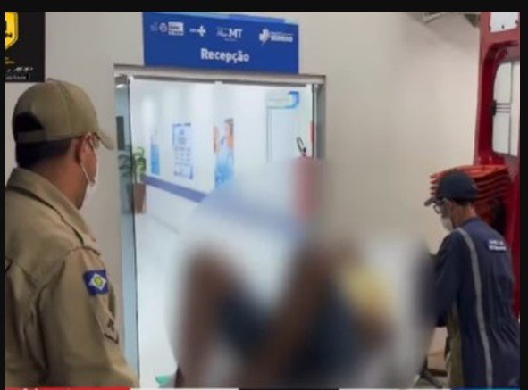 Sorriso: Pedreiro vai parar no hospital após cair de andaime e prensar testículos em cavalete