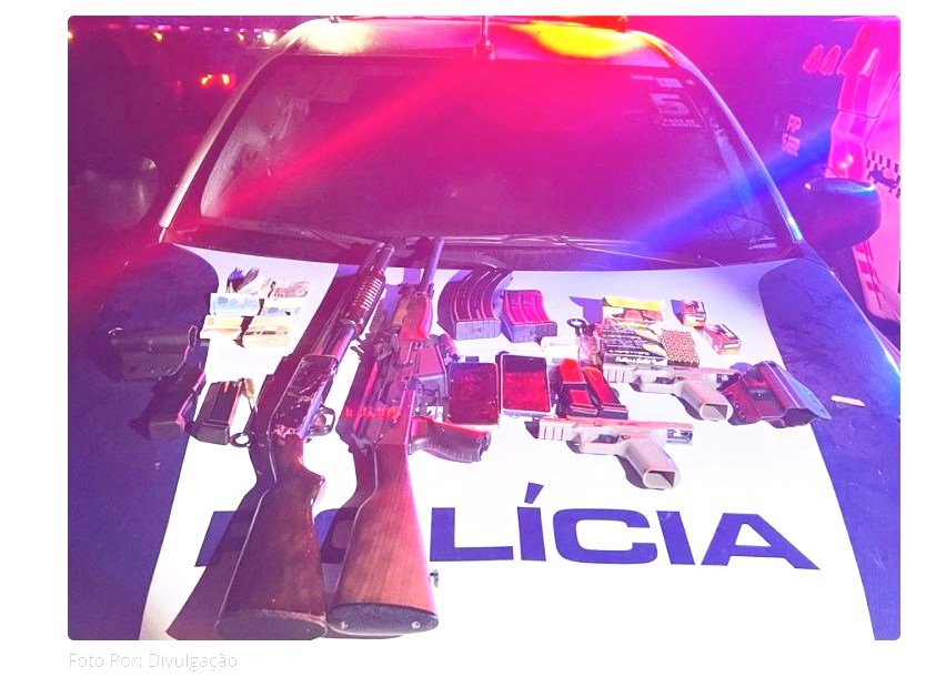 Policia Rodoviária Federal e Policia Militar apreende casal transportando arma de fogo na BR 163 em Itaúba