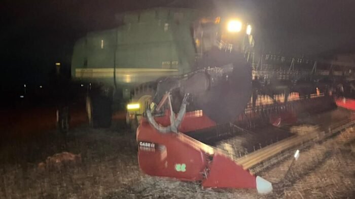 Operador de colheitadeira em Sinop morre prensado por plataforma de máquina