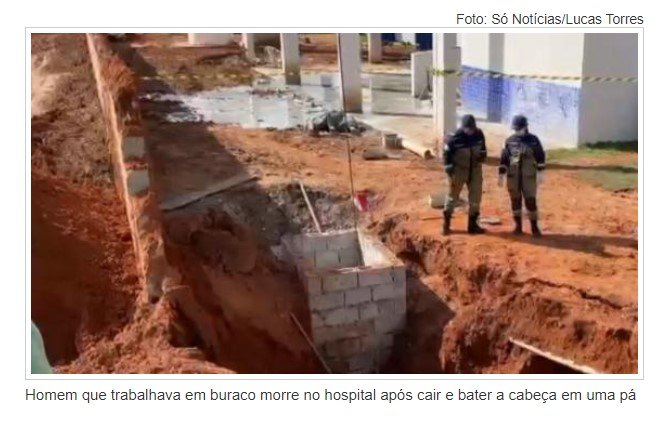 Homem morre após bater cabeça durante acidente de trabalho em escola