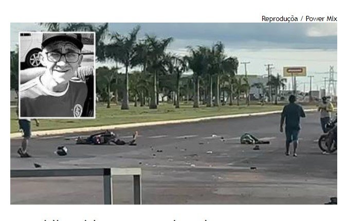 Motociclista morre após ser atingido por Uno em rotatória