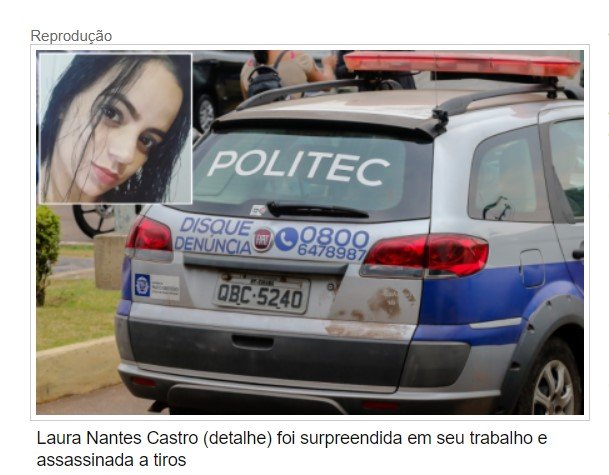 Dupla invade oficina e mata funcionária a tiros em cidade de MT