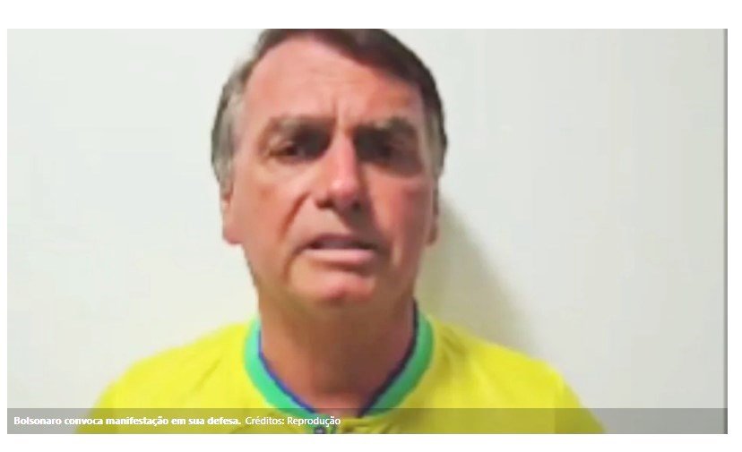 Bolsonaro convoca manifestação para 'se defender' e pode ser preso caso desafie o STF