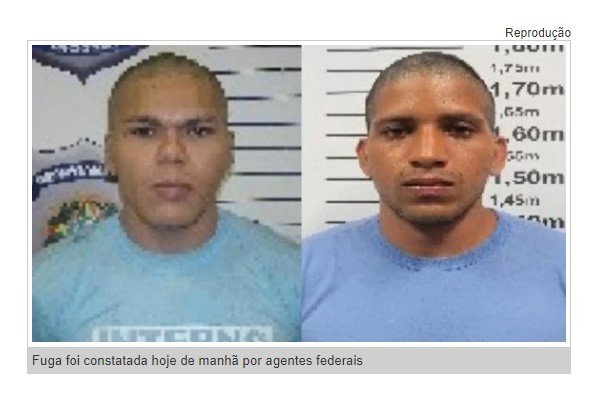 Detentos fogem de presídio no RN em 1ª fuga de unidade federal do país