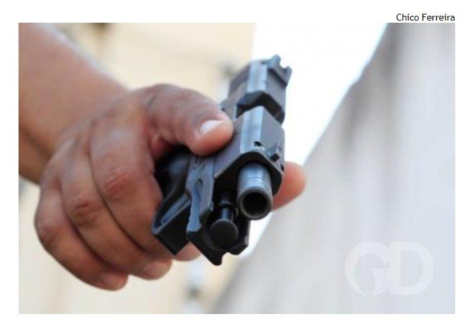Homem armado com pistola tenta matar jovem de 20 anos com 5 tiros em Peixoto.