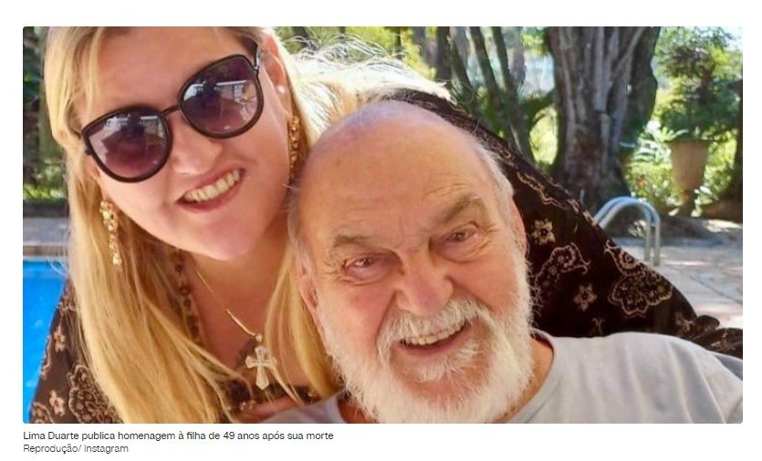 Lima Duarte lamenta morte da filha de 49 anos
