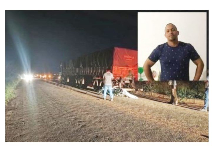 Piloto morre na hora ao bater moto na traseira de carreta em MT
