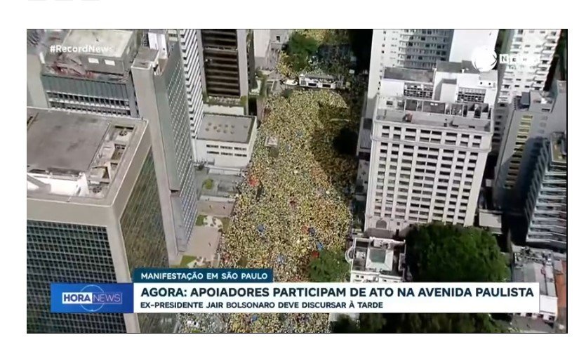Manifestação com apoiadores de Bolsonaro lota avenida Paulista em SP