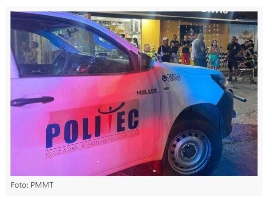 Homem é morto a tiros em estacionamento de supermercado em MT