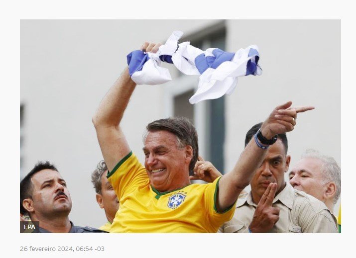 'Última resistência ou retorno político?': como a imprensa internacional repercutiu ato de Bolsonaro