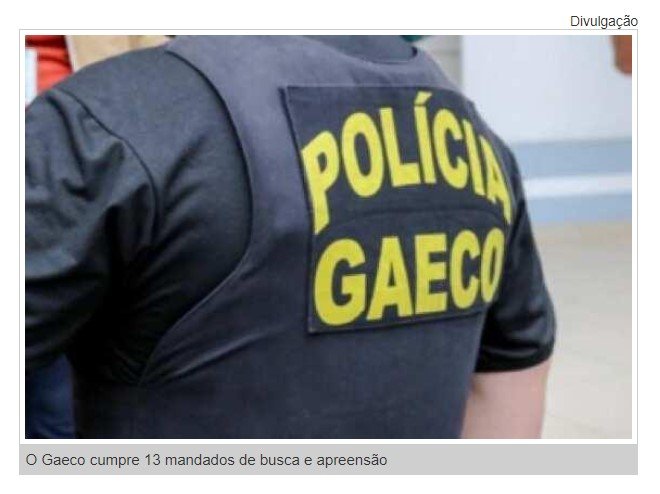 Policiais penais são alvos do Gaeco por desvio de R$ 1,5 milhão