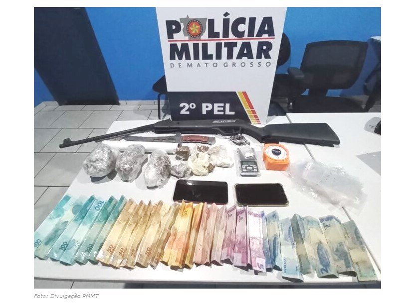 Nova Canaã do Norte: homem é detido por tráfico de entorpecentes