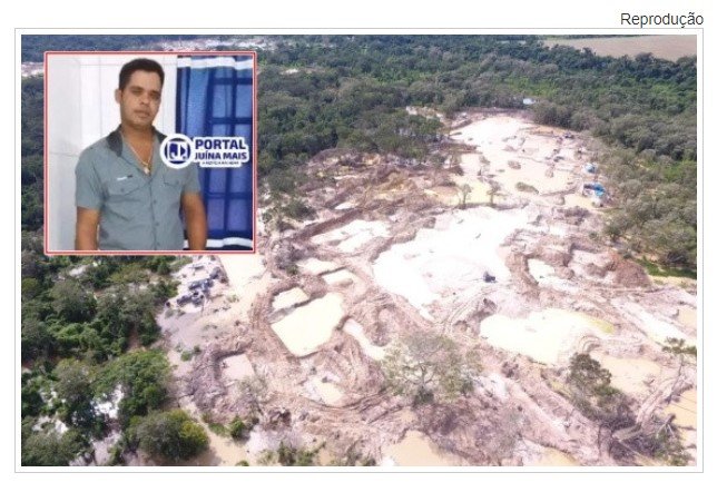 Operador de máquinas é executado a tiros em garimpo