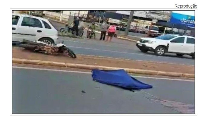 Motociclista morre após tentar pular canteiro e ser atingido por carro