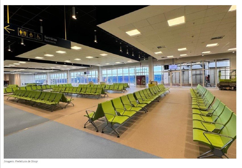 Entra em funcionamento o novo terminal de passageiros do Aeroporto de Sinop-MT