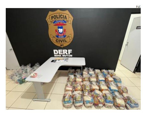 Faccionados são presos com drogas e cestas básicas