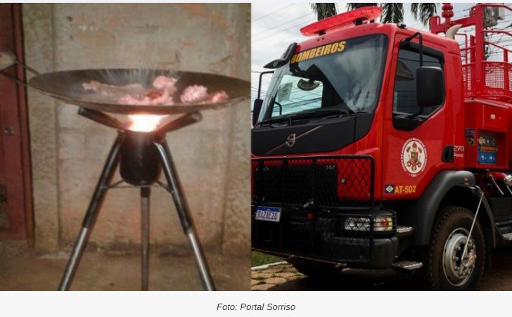 Churrasqueira de disco de arado explode e atinge família inteira em Sinop