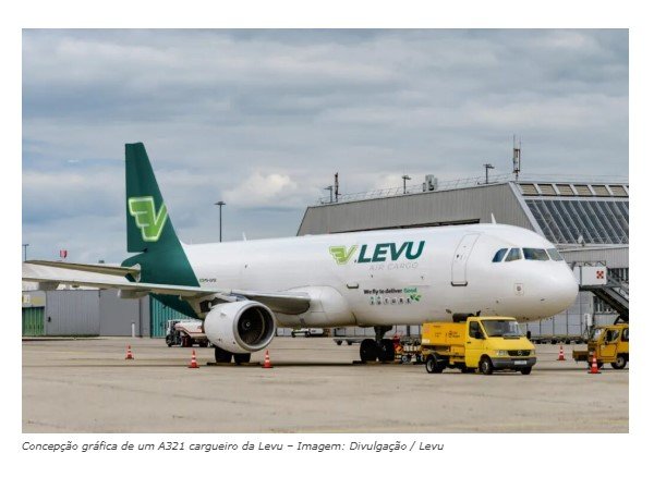 Nova aérea brasileira Levu divulga site oficial, com imagens de aviões com sua pintura e mapa de rotas