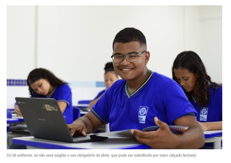 Assembleia Legislativa aprova Projeto de Lei que obriga uso de uniforme nas escolas da rede estadual