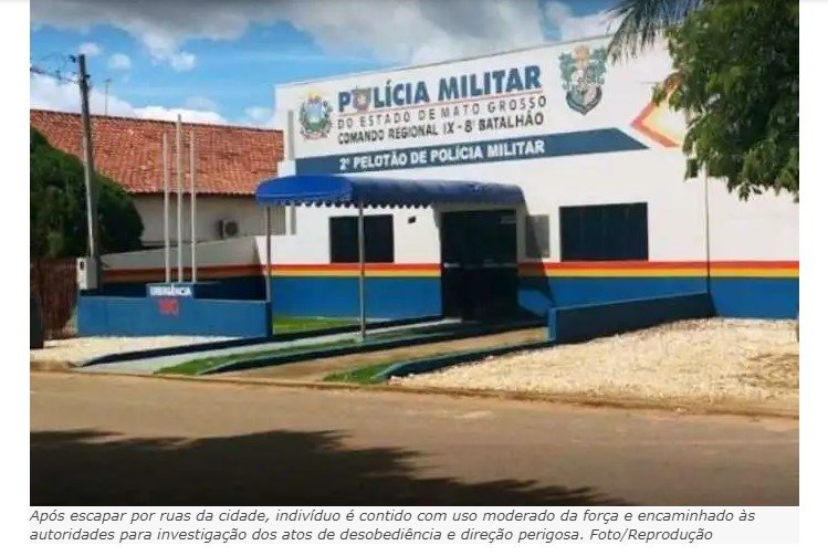 Perseguição policial termina com motociclista preso em Nova Canaã do Norte