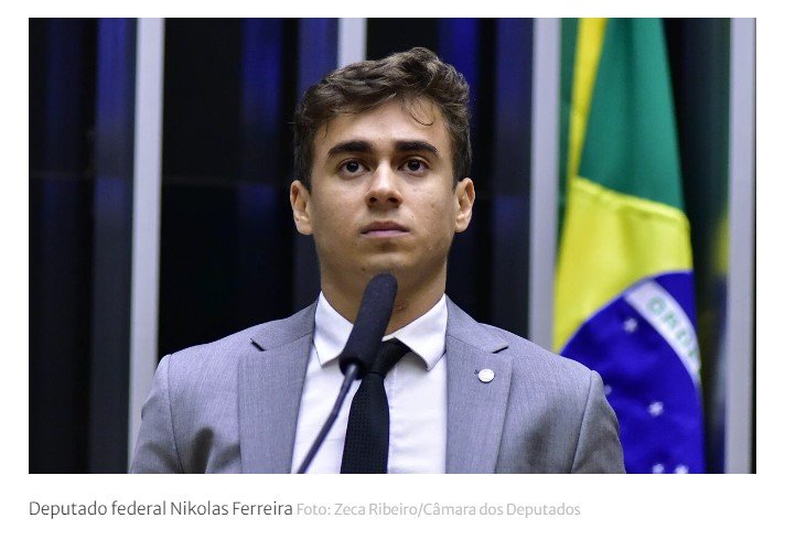 Nikolas se manifesta após Fux autorizar inquérito contra ele