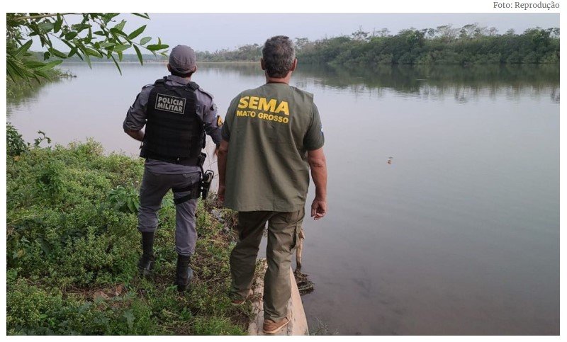 Treze pessoas são presas praticando pesca ilegal às margens de hidrelétrica em MT