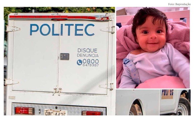 Bebê de 5 meses sofre traumatismo craniano em creche e morre em VG