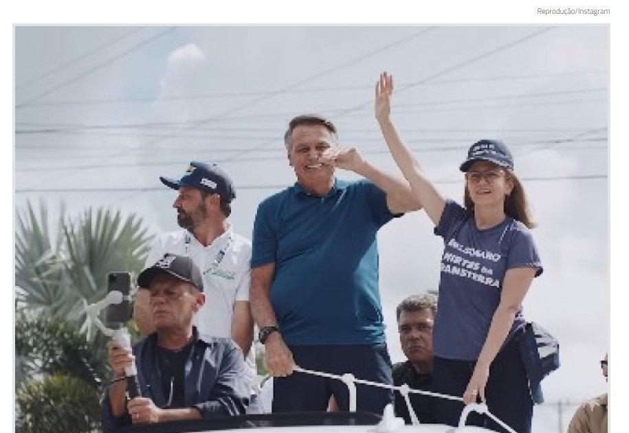 Mirtes posta vídeo e mostra convite de Bolsonaro para subir em veículo