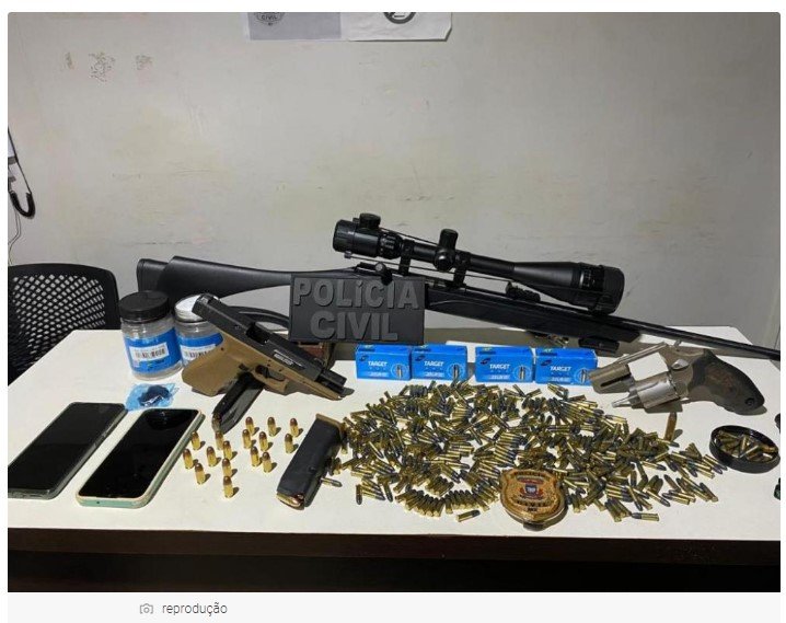 Envolvidos em queda de aeronave em Tangará da Serra são presos com armas e mais de 600 munições