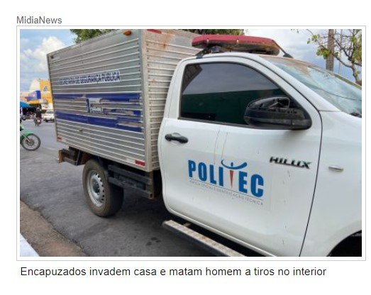 Encapuzados invadem casa e matam homem a tiros no interior