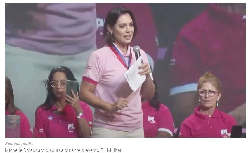 Michelle Bolsonaro é internada, fica em isolamento e cancela agenda