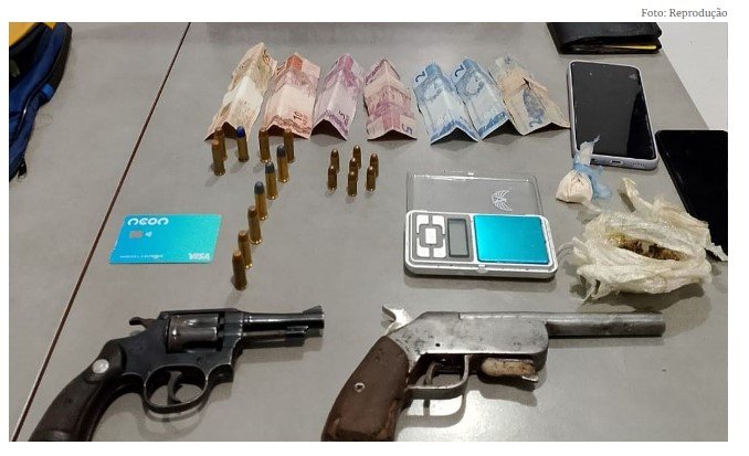 Faccionados são presos em flagrante por tráfico de drogas e porte ilegal de armas em MT