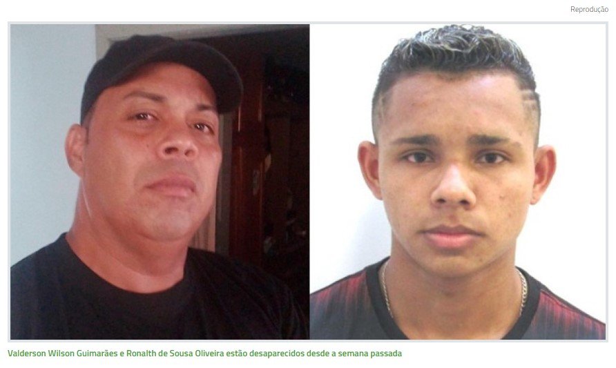Filho de ex-policial civil e amigo estão desaparecidos; carro é encontrado