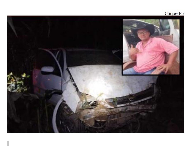Motorista morre ao capotar veículo em curva da MT- 486