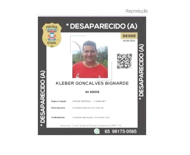 Familiares buscam por informações de professor do IFMT que está desaparecido