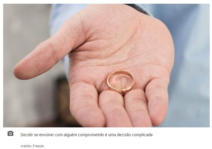 Mulheres têm preferência por homens casados, diz pesquisa