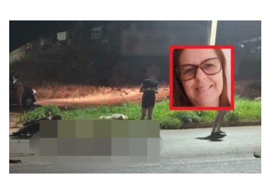 Mulher morre em grave batida entre motos; outro piloto foge do local
