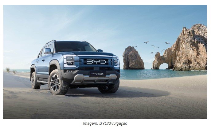 Mais potente (e maior) que Hilux e Ranger: conheça a BYD Shark