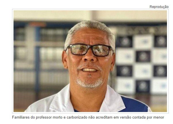 'Tem mais gente envolvida', diz familiar de professor morto por menor em Cuiabá