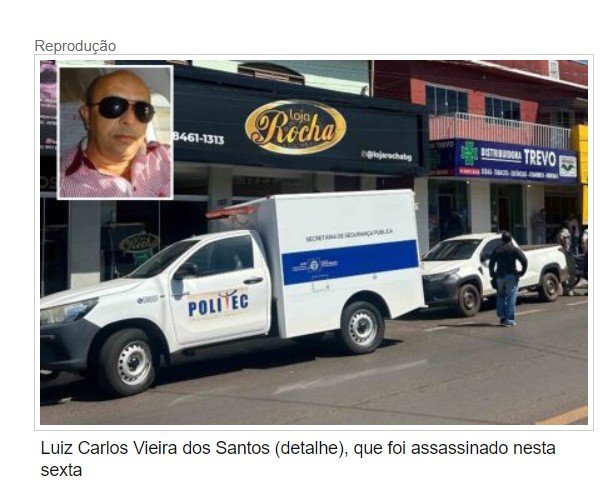 Encapuzados invadem distribuidora e matam empresário em MT