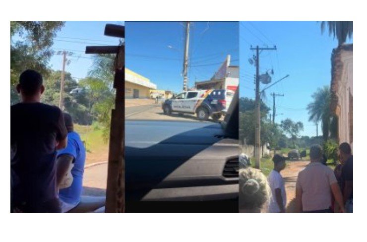 Ladrões tentam roubar loja de ouro e trocam tiros com PMs em MT; vídeo