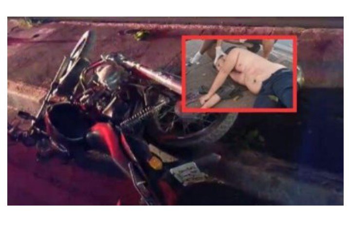 Homem perde controle de moto e morre em frente de mercado em Cuiabá