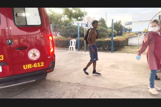 Aluno e atropelado na saída da escola em Colíder. (Vídeo)