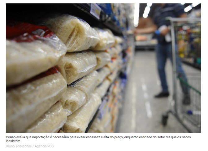 Após polêmica, Conab anuncia convocação de vencedoras de leilão do arroz para comprovar capacidade técnica e financeira