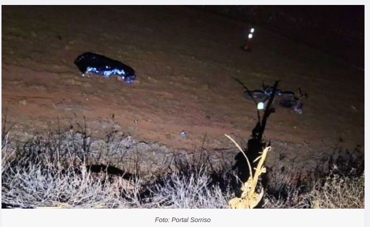 Motociclista morre em acidente na MT-449 em Lucas do Rio Verde